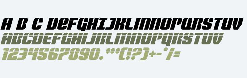 Nightwraith Laser Italic