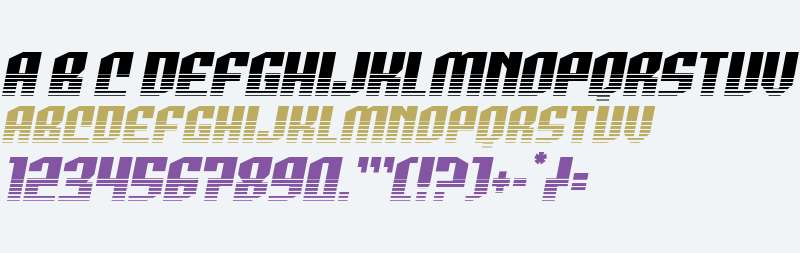 Viper Command Halftone Italic