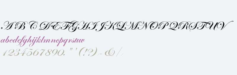 Edwardian Script ITC Bold Alternate