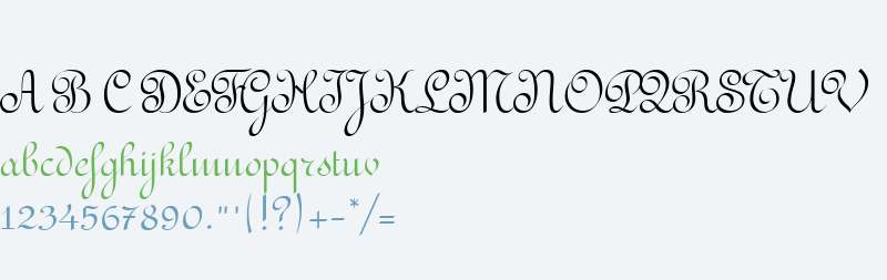Redonda script One