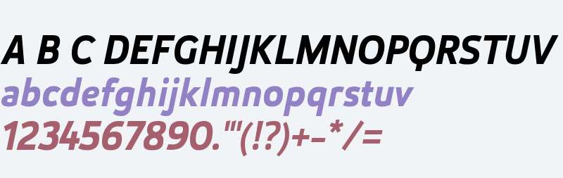 Helia Core W01 Bold Italic