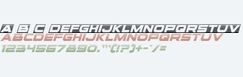 voxBOX Gradient Italic