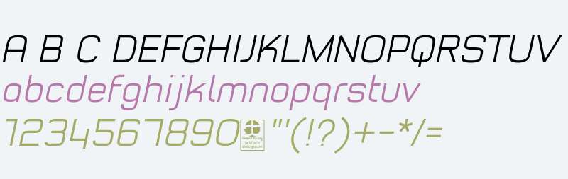 Typo Style Light Demo Italic