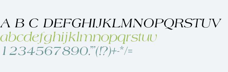 QTAgateType Italic