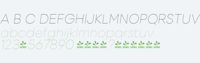 FSP DEMO - Izmir-HairlineItalic