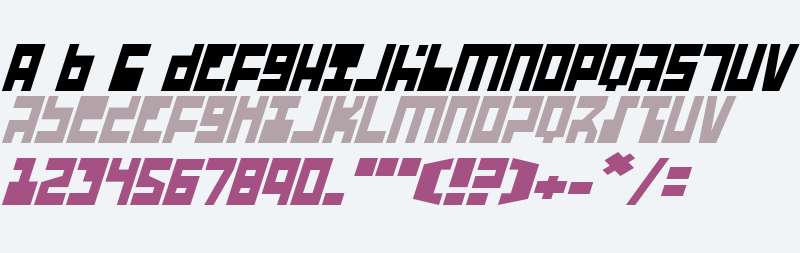 UFO Hunter Italic