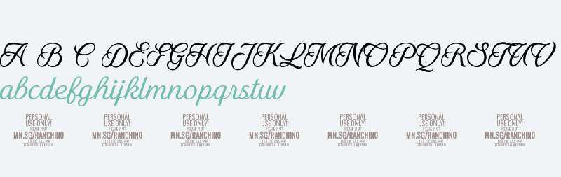 Ranchino Script Thin PERSONAL