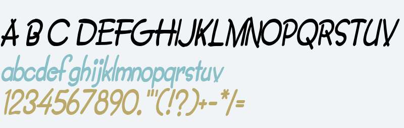 CrayonCondensed  Bold Italic