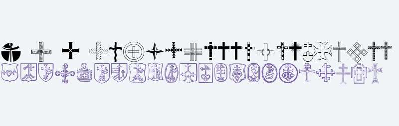 Christian Crosses IV V1