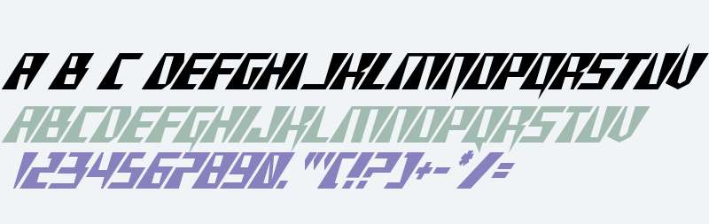 X-Racer Condensed Italic