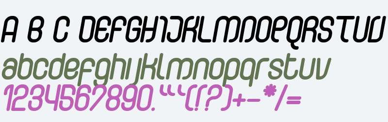 CurvatureRounded Italic W00 Rg