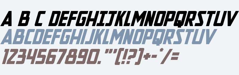 New Comic Title Super-Italic