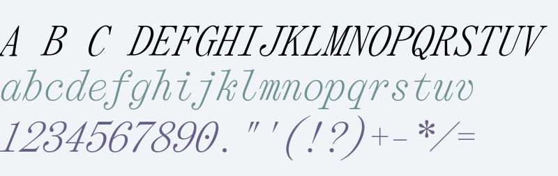 Panama Monospace Italic