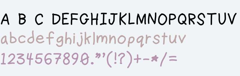 Ruji's Handwriting Font v.2.0