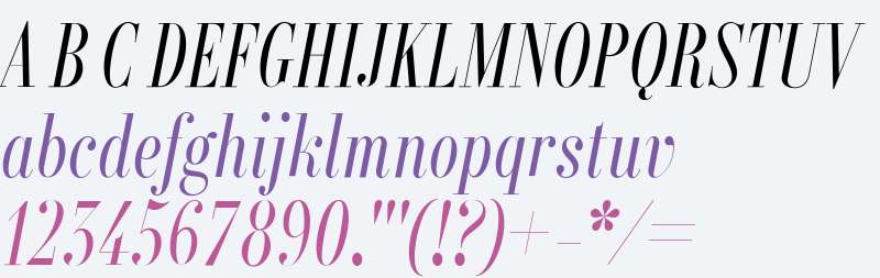 Alias Didot W00 Light Italic