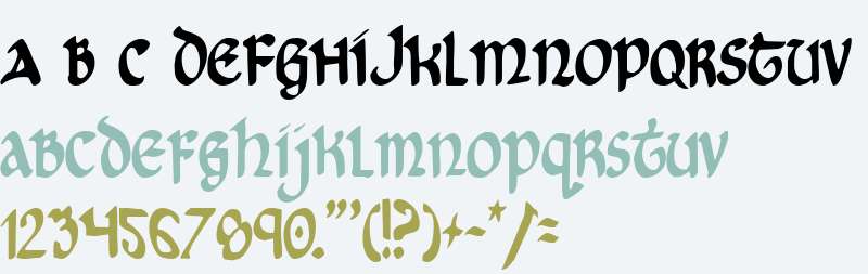 Cry Uncial Condensed V1