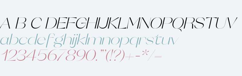 Orelo SemiWide Light Italic