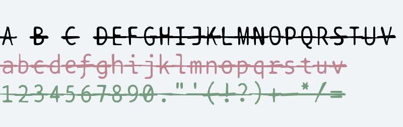 BPtypewriteDamagedStrikethrough