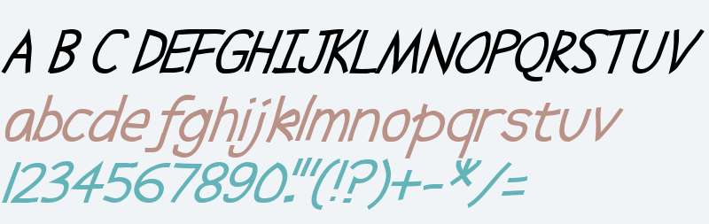 Abscissa Italic V1