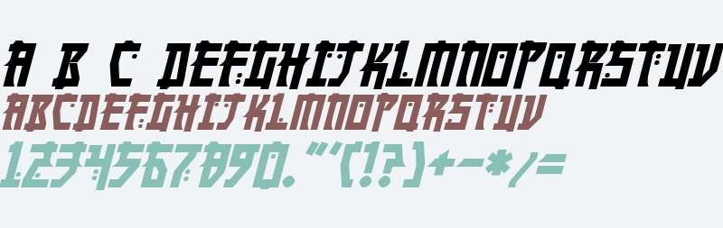 Manga Bold Italic