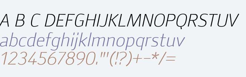 Anomoly W00 LightItalic