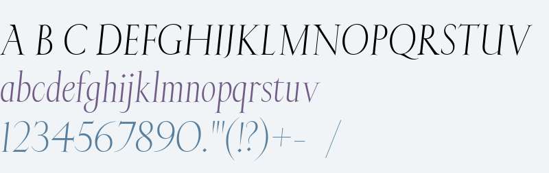 Kessler Super Display W Italic