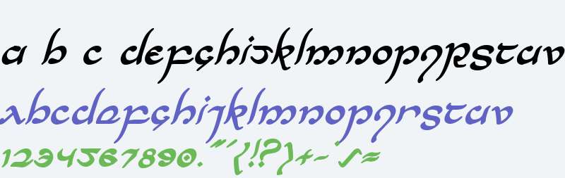 Half-Elven Bold Italic Bold Italic