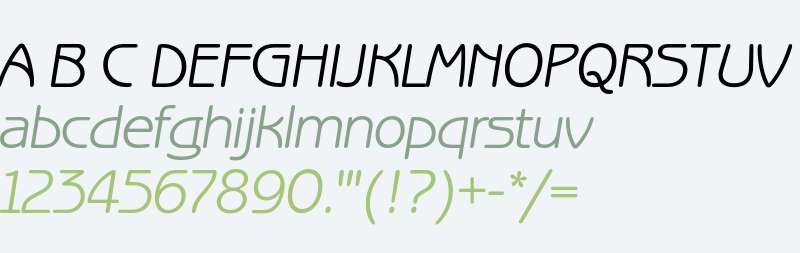 ITC Benguiat Gothic Italic Cyrillic