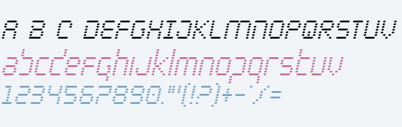 Byte Police Condensed Italic