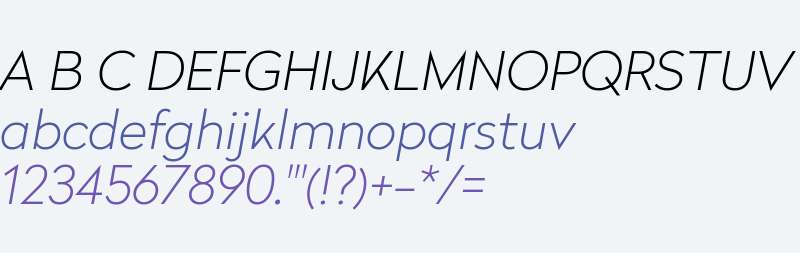 Radikal Thin Italic