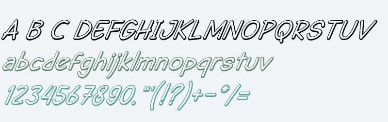 DHF Semangat 2012 Shadow Demo Italic