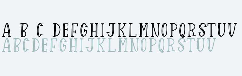 Better Caramel Serif Hollow