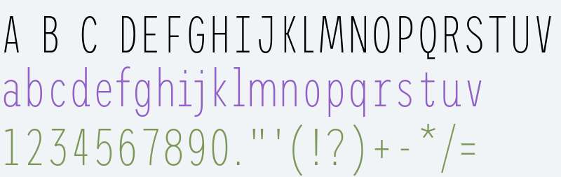 Trispace Condensed Thin