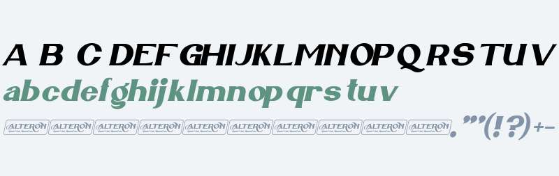 ALTERON Italic