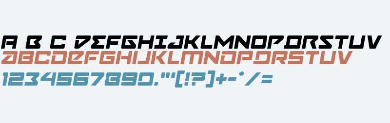 Navy Cadet Semi-Italic