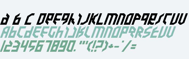 Valkyrie Expanded Bold Italic