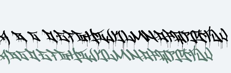 Graffiti Drips W90 Regular