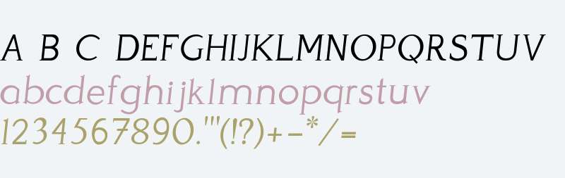 Perspicacious Italic Light