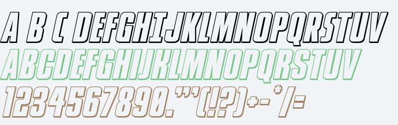 Phenomicon 3D Italic