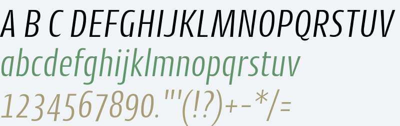 CantigaCnd-LightItalic