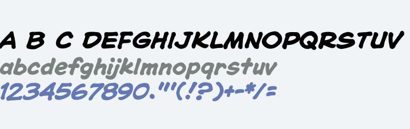 CCBlahBlahBlah Bold Italic