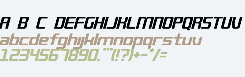 QUUB Bold_Italic_R