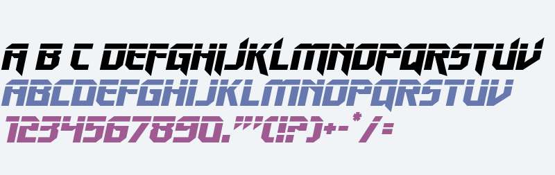 Walk The Moon Laser Italic