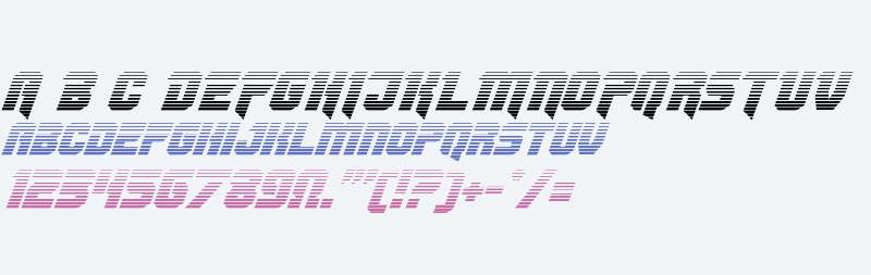 OmegaForce Gradient Italic