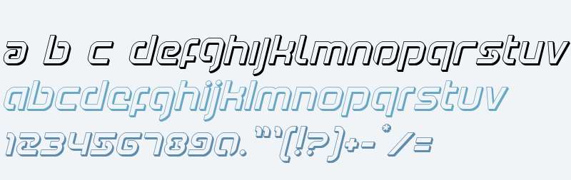 Youngerblood 3D Italic