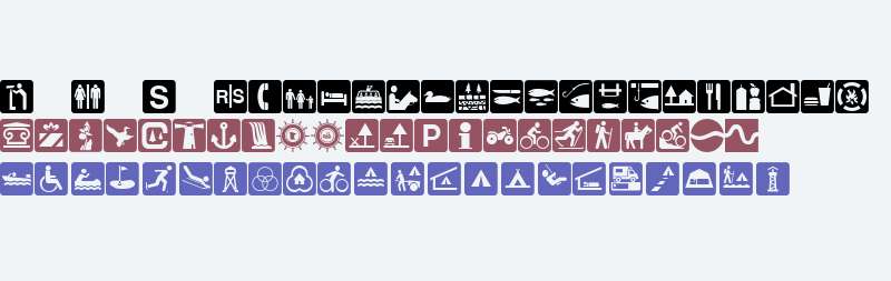 DNR Recreation Symbols