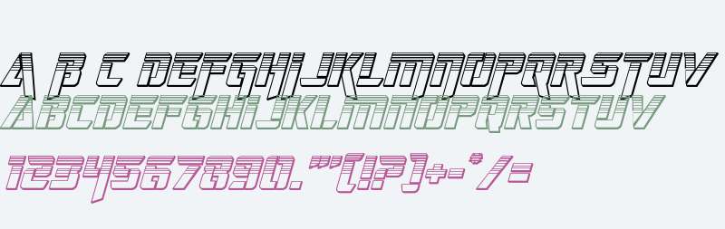 Deceptibots Chromium Italic