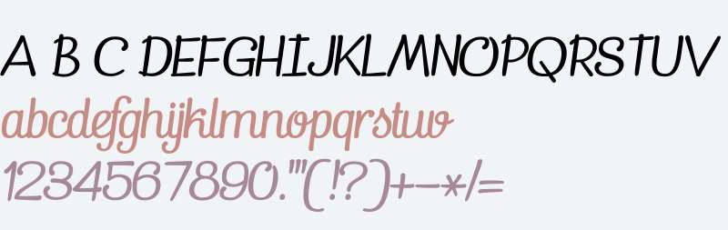 Pepita Script 3 W01 Italic