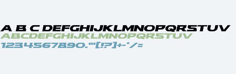 Modi Thorson Expanded Italic