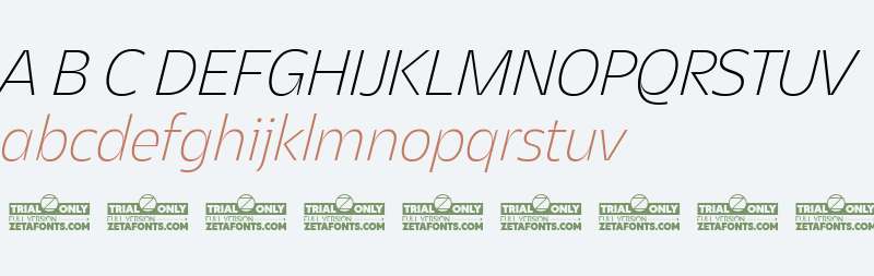 Asgard Trial Xlight Italic